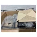 Ginatex Wishbone Dining Chair Set of 2, Mid-Century Modern Weave Armchairs w/Y-Shaped Backrest