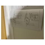 Costway Home Office Computer Desk White Study Desk Laptop Table with Drawer & Storage Shelf