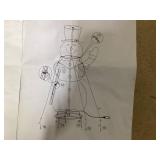 Costway 5FT Pre-lit Christmas Snowman Pop-up Xmas Holiday Decoration with 180 LED Lights