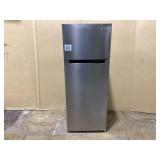 Vissani 7.2 cu. ft. Top Freezer Refrigerator in Stainless Steel Measurements 56" x 21.7" x 21.7"