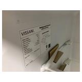 Vissani 7.2 cu. ft. Top Freezer Refrigerator in Stainless Steel Measurements 56" x 21.7" x 21.7"