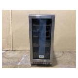 Hooure 14.96 in. 88L Single Zone Electric Humidor, 546-Counts Cigar Humidor Cabinet, Beverage and Wine Cooler in Black