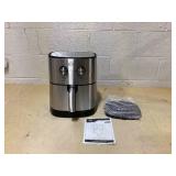 HOMCOM Air Fryer, 1700W 6.9 Quart Air Fryer Oven with 360° Air Circulation, Adjustable Temperature, Timer and Nonstick Basket for Oil Less or Low Fat Cooking