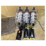 VEVOR - Commercial Frozen Drink Maker, 15Lx3 Triple Tank Slushy Machine, 180 Cups Stainless Steel Margarita Smoothie - black,silver