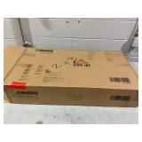 HOMCOM Kitchen Tilt Out Trash Bin Cabinet Free Standing Recycling Cabinet Trash Can Holder With Drawer, White