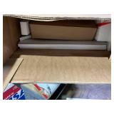 HOMCOM Kitchen Tilt Out Trash Bin Cabinet Free Standing Recycling Cabinet Trash Can Holder With Drawer, White