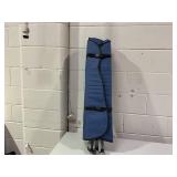 Elevon Camping Chair, Oversized Folding Chair with Canopy, Portable Outdoor Chair with Arms, Cup Holder and Carry Bag for Camping, Fishing, Beach, and Sports, Indigo