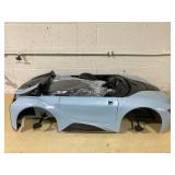 Aosom Licensed BMW I8 Coupe 6V Electric Car, Kids Ride-On Car, Battery Powered Toy with Remote Control Music Horn Lights Suspension for 37-96months Old, Blue