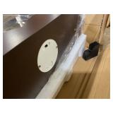 Giantex Door Hanging Mirror Jewelry Armoire with Full Length Mirror and 6 Drawers