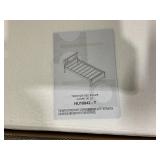 Giantex Solid Wood Platform Bed Frame Mid Century Full Bed Frame with Headboard