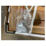 3-Person Outdoor Garden Backless Bench Acacia Wood Patio Park Bench Porch Yard