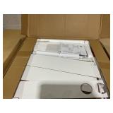 Costway Kids Art Easel Double Sided Chalkboard Magnetic Whiteboard with Storage Tray White