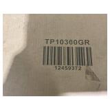 Costway TP10300GR Kids Corner Wooden Play Kitchen Set with Range Hood & Stoves - Gray