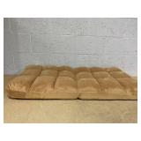 14-Position Floor Sofa, Folding Gaming Sofa Chair, Comfy Cushions & Study Steel Frame, Angle Adjustable Sleeper Bed, Couch Recliner