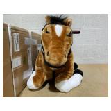 Happy Trails Spring Rocking Horse Plush Ride on Toy