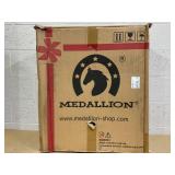 Qaba Ride on Real Walking Unicorn with Sparkly Horn, Soft Plush Ride on Rocking Horse Bearing 176lbs