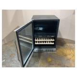 NewAir Premium 24 in. Dual Zone 20 Wine Bottles and 70 Cans Beverage and Wine Cooler w/ Customizable Shelves in Stainless Steel