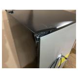 Vissani 7.1 cu. ft. Manual Defrost Convertible Upright Freezer in Stainless Steel Look