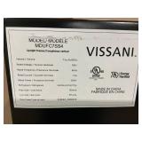 Vissani 7.1 cu. ft. Manual Defrost Convertible Upright Freezer in Stainless Steel Look