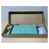 Raised Garden Bed with Cover, 6FT x 3FT x 3FT Galvanized Bottomless Garden Bed with Greenhouse, Dual 2-Tier Roll-Up Windows, Outdoor Metal Planter Box Kit with Cover