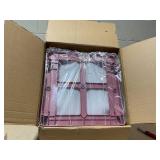 Qaba 3 Tier Kids Storage Unit, 3 Drawer Chest Toy Organizer Plastic Bins for Kids Bedroom Nursery Kindergarten Living Room for Boys Girls Toddlers, Pink