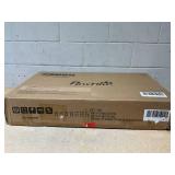 PawHut Wood Rabbit Hutch, Elevated Guinea Pig Cage with Run, Coffee 35.5" x 20.75" x 34.25"