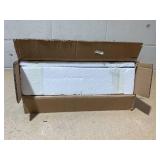 HOMCOM 59.75" Tripod Floor Lamp with Pull Chain Standing, Fabric Lampshade E26 Lamp Holder Steel for Living Room, Bedroom, Office, Gold