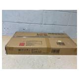 HOMCOM 24" Farmhouse Christmas Tree Base Cover Wooden Christmas Tree Collar Box Home Decoration, Dark Distressed Wood Finish