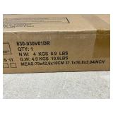 HOMCOM 24" Farmhouse Christmas Tree Base Cover Wooden Christmas Tree Collar Box Home Decoration, Dark Distressed Wood Finish