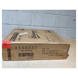 Outsunny All-Weather Patio Chair, HDPE Patio Dining Chair, Heavy Duty Wood-Like Outdoor Furniture for Garden, Backyard, Deck, Porch, Lawn, Black