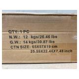 Outsunny All-Weather Patio Chair, HDPE Patio Dining Chair, Heavy Duty Wood-Like Outdoor Furniture for Garden, Backyard, Deck, Porch, Lawn, Black