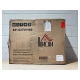 HOMCOM High Back Office Chair, Executive Racing Gaming Chair, Adjustable Recliner with Removable Headrest Pillow for Office, Black and Red