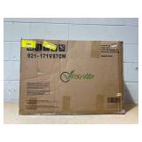 HOMCOM 6 Point Vibrating Massage Office Chair with Heat, Linen High Back Massage Desk Chair with Reclining Backrest, White(m-3)