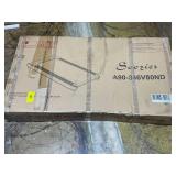 Soozier Walking Pad, 2.5HP Under Desk Treadmill with 17" x 43" Wide Belt, Remote Control, Bluetooth Speaker