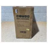 Outsunny 2 Pack 20 Inch Railing Flower Pots, Hanging Flower Pots with Hooks, Drainage Holes for Fence, Rattan Look, Black