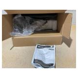 Outsunny 2 Pack 20 Inch Railing Flower Pots, Hanging Flower Pots with Hooks, Drainage Holes for Fence, Rattan Look, Black