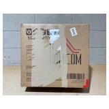 HOMCOM Round Rolling Stool with Height Adjustable Lift, Vanity Chair with Luxury Style Upholstery, Office Chair with Swivel Seat and Wheels for Work Spa Salon, Grey