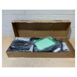 Soozier 8 x 3ft Soccer Goal Target Goal 2 in 1 Design Indoor Outdoor Backyard with All Weather PE Net Best Gift