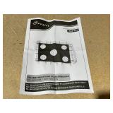 Soozier 8 x 3ft Soccer Goal Target Goal 2 in 1 Design Indoor Outdoor Backyard with All Weather PE Net Best Gift