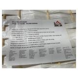 Homcom - Room Divider, Folding Privacy Screen, Room Separator, Wave Fiber Freestanding Partition Wall Divider - White