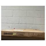 Outdoor Privacy Screen with Planter Box, Black, Metal Privacy Panel, and Raised Garden Bed