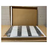 Outdoor Privacy Screen with Planter Box, Black, Metal Privacy Panel, and Raised Garden Bed