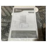 Outdoor Privacy Screen with Planter Box, Black, Metal Privacy Panel, and Raised Garden Bed