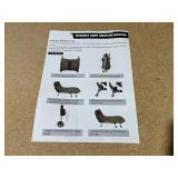 Outsunny Heavy Duty Camping Cot, Folding Bed with Soft Padded Cushion and 180° Adjustable Backrest, 400 lbs. Capacity, Green