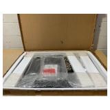 Outsunny Outdoor Privacy Screen with Planter Box, Black, Metal Privacy Panel, and Raised Garden Bed