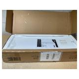 Kleankin - Tall Bathroom Storage Cabinet, Narrow Bathroom Cabinet with 3 Tier Shelving, Drawer and Adjustable Shelves - White