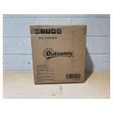 Outsunny - Pop up Canopy Weights Set of 4 with Lock Design for Wind Resistance, 104LBS Stably Secure Weights - Light Gray