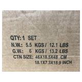 Outsunny 4 Piece Cantilever Patio Umbrella Base Weight Set, Outdoor Offset Umbrella Stand Weight, 195 lb Capacity Sand or 60 Liter Capacity Water, Black