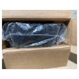 Outsunny 4 Piece Cantilever Patio Umbrella Base Weight Set, Outdoor Offset Umbrella Stand Weight, 195 lb Capacity Sand or 60 Liter Capacity Water, Black