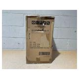 HomCom 22 Free Standing Electric Fireplace Stove Fire Place Heater with Realistic Flame Effect